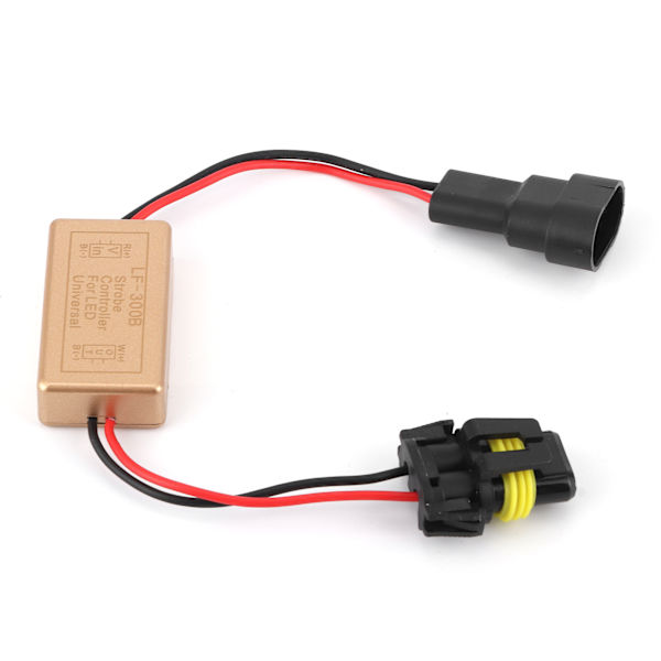 LF-300B Vilkku Strobe Ohjainlaatikko Jatkuva Vilkkuminen 9005 9006 9012 LED-ajovaloille Sumuvaloille Pienille Valoille