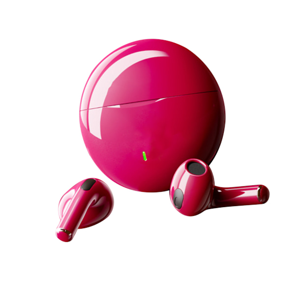 Cartoon Bluetooth-hörlurar Söta Känsliga Mikrofon Stor Batterikapacitet Bluetooth Stereo Hörlurar Lotso Rosfärg