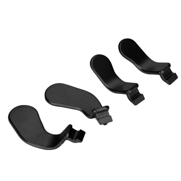 4 STK Controller Paddles Rustfrit stål Udskiftningscontroller dele Kompatibel med Xbox One Elite Controller Series 2 Model 1797 Sort