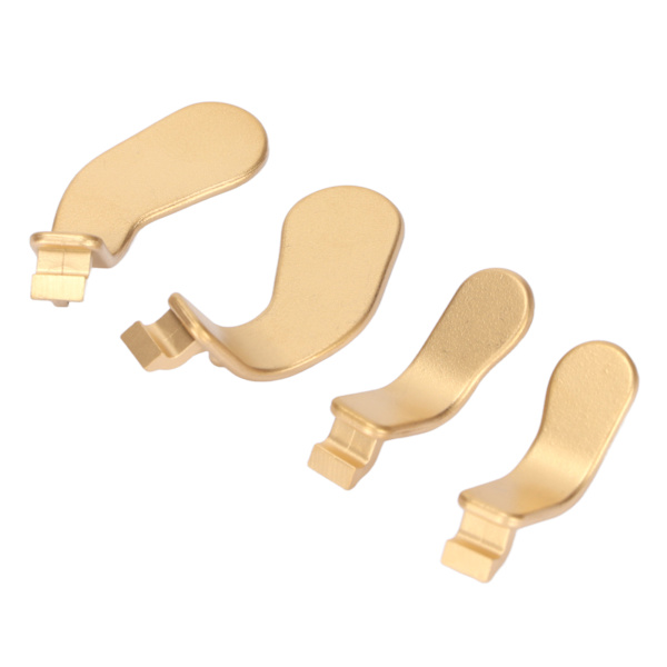 4PCS Controller Paddlar Rostfritt stål Ersättningskontrolldelar till Xbox One Elite Controller Series 2 Model 1797Gold