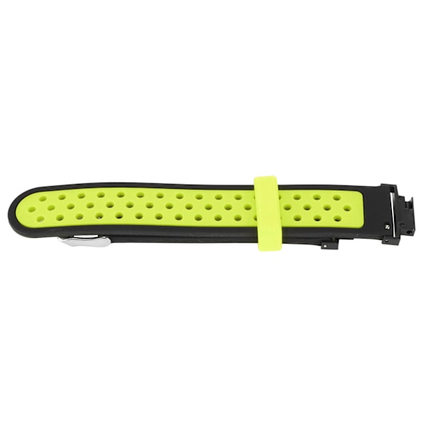 Silikonarmband Mjukt andas dubbelfärgsersättningsurarmband för Amazfit Verge Lite (svart grön)