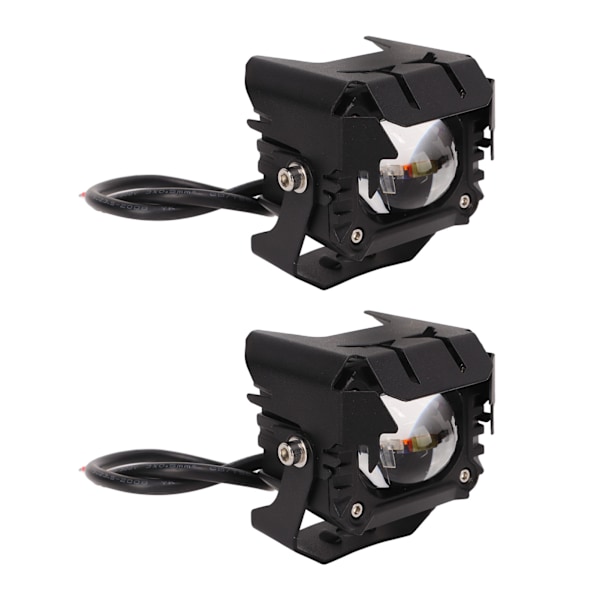 9 til 36V 30W 2 stk. Motorcykel LED Spotlight Dobbelt Farvet Linse LED Arbejdslys til Motorcykel