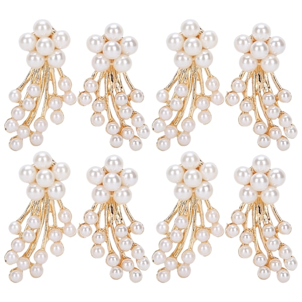 Perler Rhinestones Blomst DIY Tøj Sko Smykker Dekoration Tilbehør 3 x 1,8cm Perle Stjerneskud Buket
