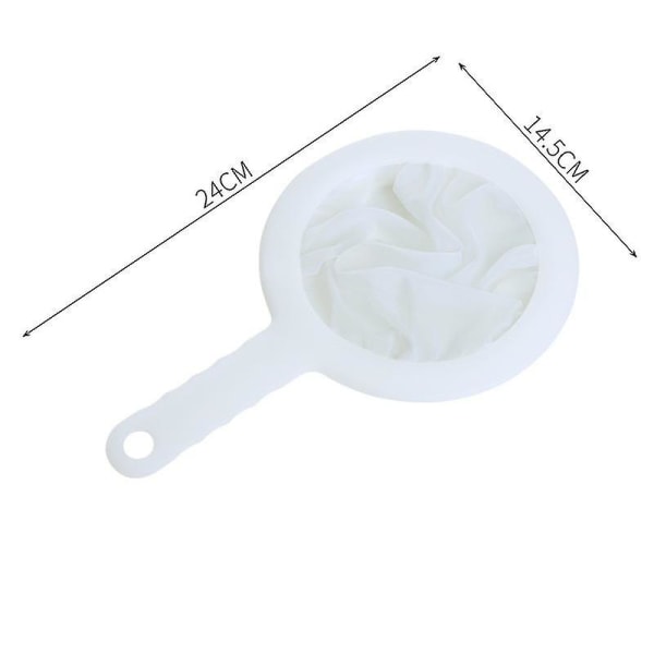 Ultra Fin Nylon Mesh Sil Plast Si Filter Skje For Soy Melk Kaffe Melk Yoghurt Juice 400 Mesh