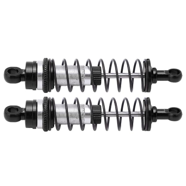 RC Stødabsorber for og bag, vibrationsdæmpende aluminiumslegering RC-dele til Latrax Teton 1/18 Sort