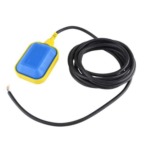 1st Kabeltyp Flottörbrytare Flytande vätska Vattennivåkontrollsensor (3,7M kabel)