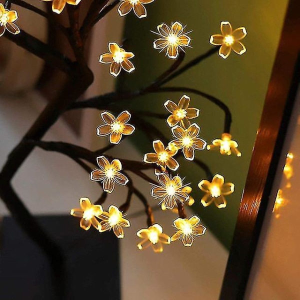 Led bordslampa Lights Cherry Plum Blossom Tree USB Night Lights