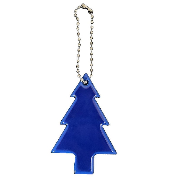 Reflective Safety Reflector Pendant Keychain for Kids - Dark Blue