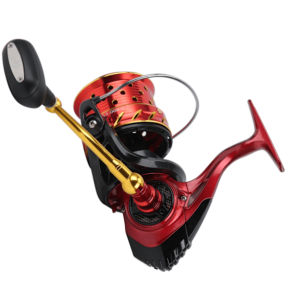 Metal Fishing Spinning Reel 4.1:1 Utväxlingsförhållande Höghastighets Carving Spool Fishing ReelCS8000