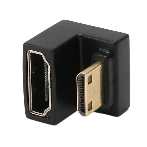 Mini HD till HD-adapter U-formad hane till hona 8K 60Hz 4K 120Hz 48Gbps Mini HD till HD-konverterare för PC TV-projektor