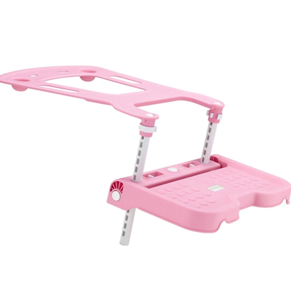 Fodstøtte til Børn Foldbar Spædbørns Bilsikkerhedssæde Fodstøtte Pedalstøtte Fodbræt til Baby Pink