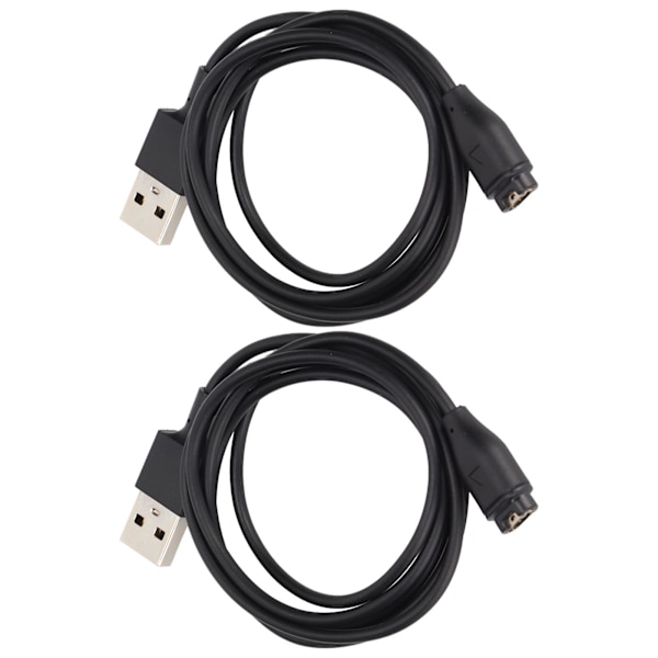 2st laddarkabel kompatibel för Fitbit Fenix ​​6X Smart Watch USB-laddarkabel Adapterbyte