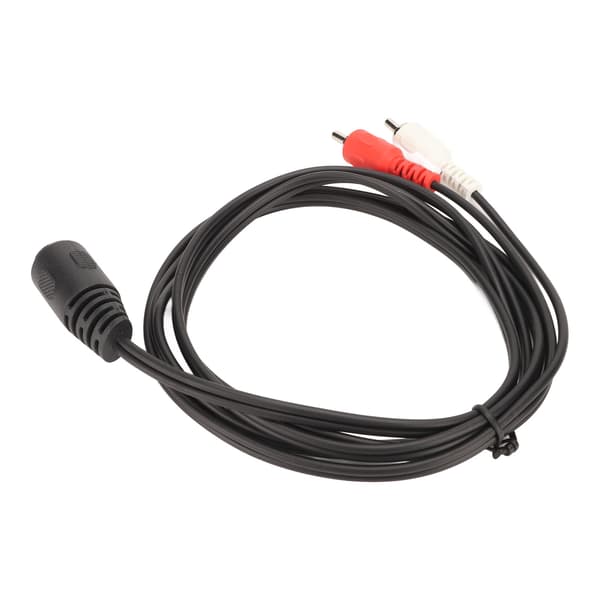 5 Pin DIN Hun til 2 RCA Han Kabel Stærkt Greb Lydadapterkabel til CD-afspiller VCR DVD 1,5 m