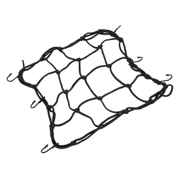 Cargo Net Nylon Robust Elastisk Bagagenet med Kroge til Vej Mountain Cykler Motorcykler Elektriske Køretøjer Sort