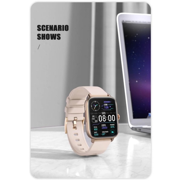 Fremragende kvalitet - Stilfuldt Smartwatch med BT-Call O Full HD black