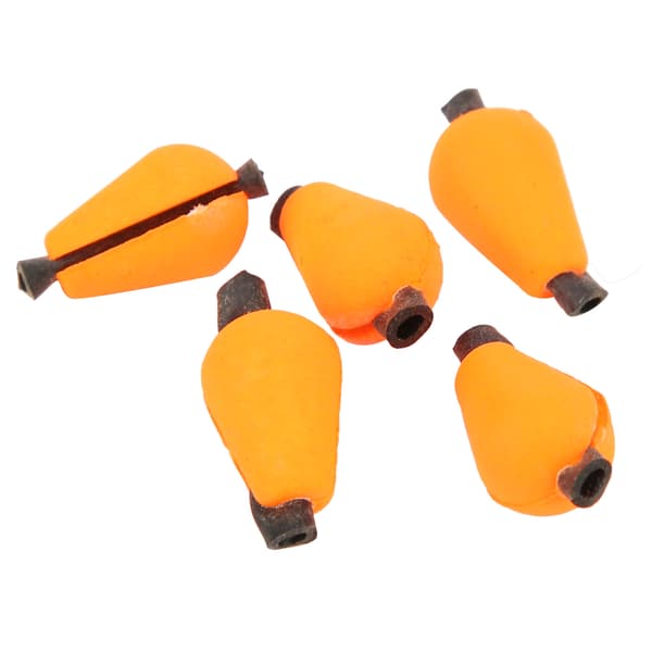 5 stk/sæt Float Foam Tear Drop Strike Indicator Fiskeflue Tilbehør Grej Fiskeri Orange