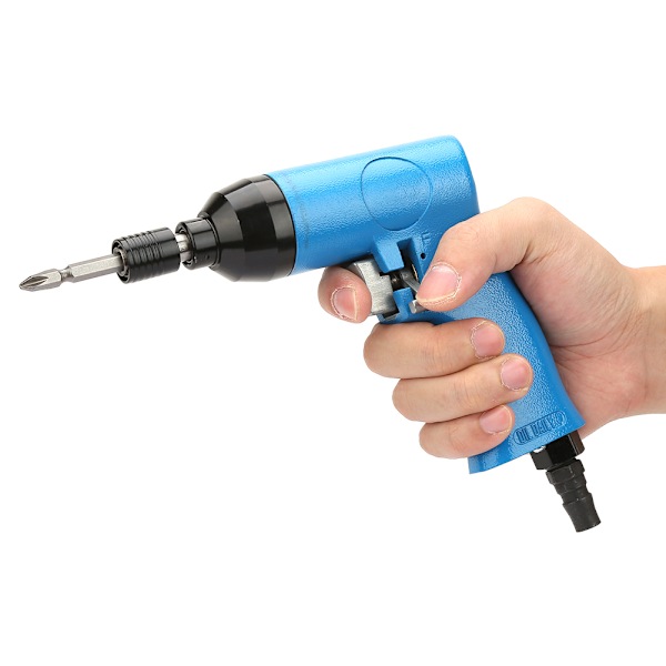 1/4' pneumatisk luftskruvmejsel Verktyg Pistolform Kopplingsgrepp Vändbar skruvmejsel 1000 RPM