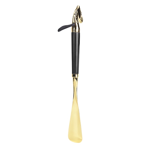 Hästhuvud Skohorn Lyftare Universal Långt Bok Handtag Skohorn Svart 32CM