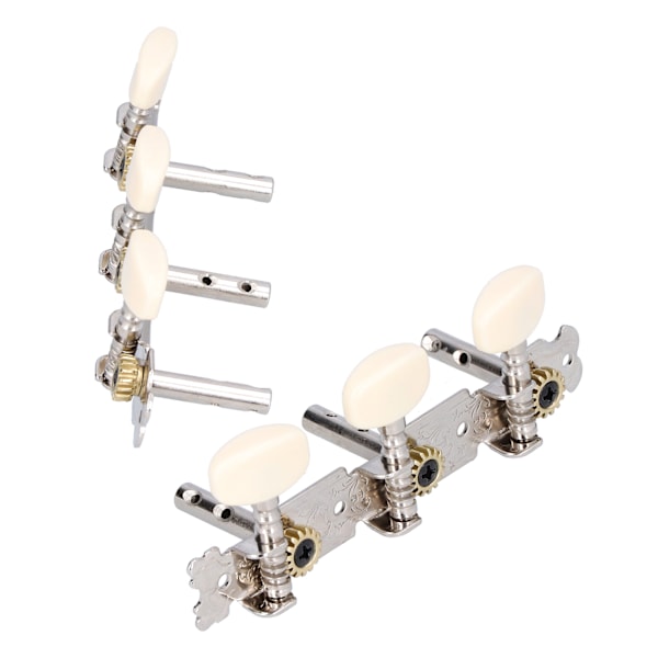 Stemmeskruer for gitarrmaskinhode Stemmeskruer Dobbel hull 3R 3L for akustiske folkemusikk-gitarrer