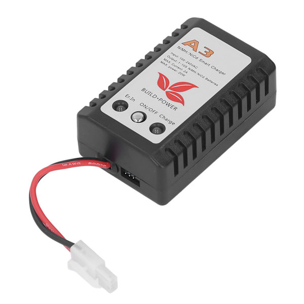 20W Smart batterilader med LED-indikator for 6V 7,2V 8,4V 9,6V NiMH NiCd batteripakke AC 110‑240V UK-kontakt