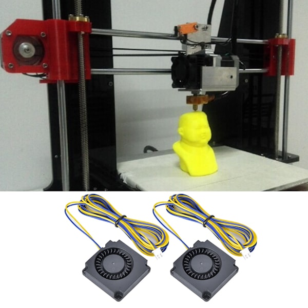 2 stk KOONOVO kjøleblåsere for 3D-skriver i metall for ENDER3/Ender3 pro