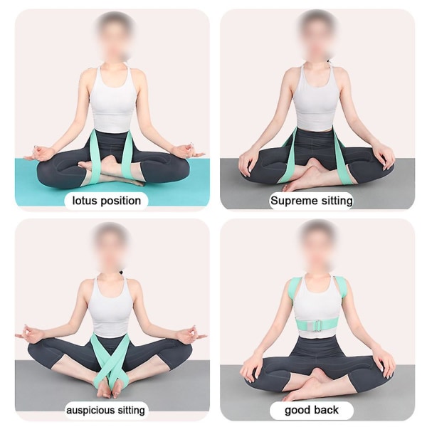Meditationssikkerhedssele Sund holdningsstøtterem til behagelig siddestilling og meditation i stillingen