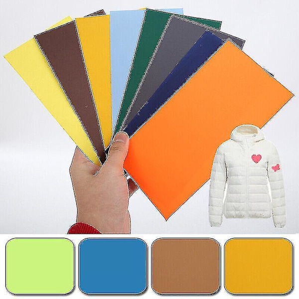 Light Brown Self-Adhesive Repair Patches for Clothing Down Jackets