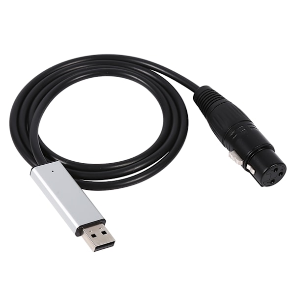 Mini USB till DMX-gränssnittsadapter Styrenhet DMX512 Datorscen Ljuskontroller Dimmer