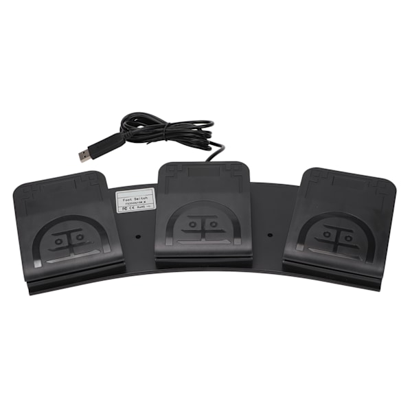 USB-fodpedal Trippeltaster MIDI-controller Mekanisk switch Programmerbar computertastatur til spil