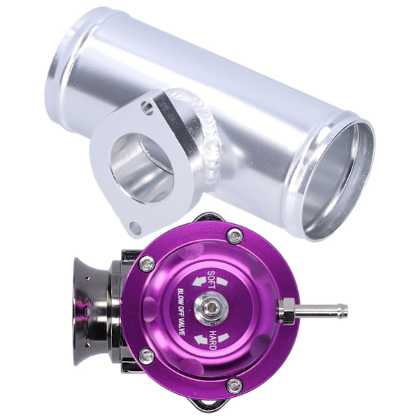 Alumiininen Turbo Blow Off -venttiili 2,5 tuuman laippaputkelle, TypeRS Universal SDDBOVGRSBL FPG250 (violetti)