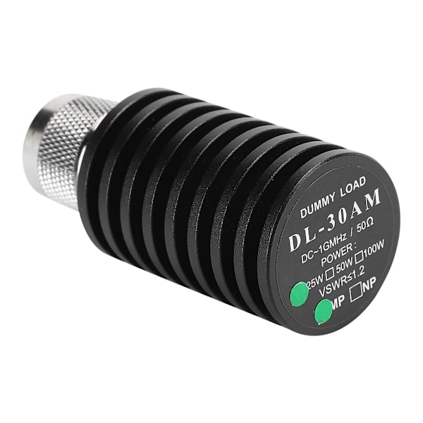 Dummybelastning til antenne DL-30A DC-1GHz 15W 50Ohm koaksial terminatorer 2-vejs radio til testning (M-stik)