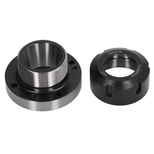 Spännhylsa Chuck ER50 100 mm diameter 7 hål Kolstål för svarv CNC-fräsmaskin