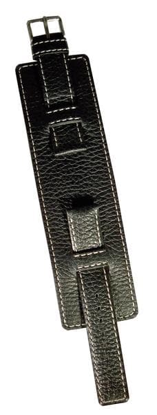 Urrem 16/14/12 mm med bred bund Sort Black 14 mm