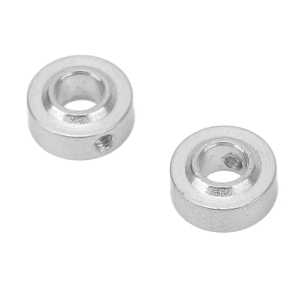 2 st Helikopter Spindel Låsring Silver Helikopter Metall Fixeringsring för WLtoy K130 K200 Fjärrstyrd Helikopter