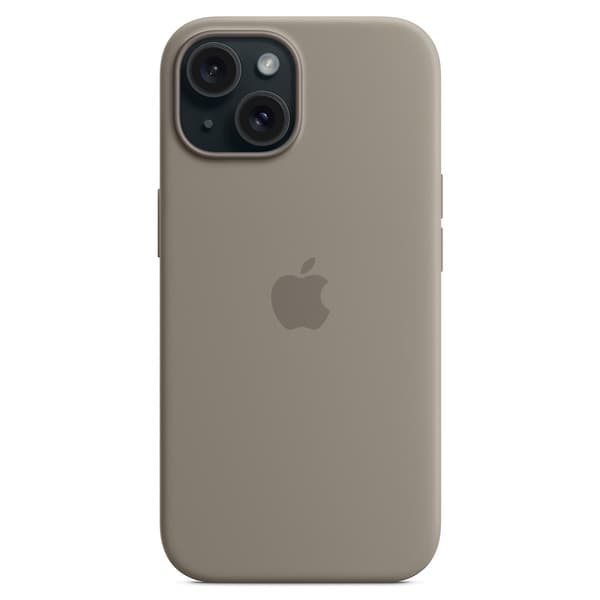 【NX】Compatible with iPhone 15 Case Compatible with MagSafe Scratch-Resistant Silicone Case Grey Compatible with iPhone 15 Kompatibel med iPhone 15 Grey