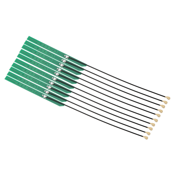 10 stk intern antenne 2.4G lille PCB IPEX 5Dbi hovedsignalstabilisering Indbygget antenne