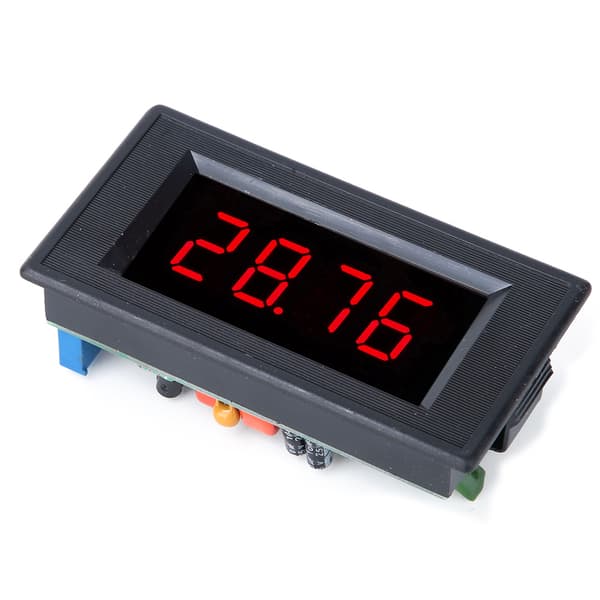 5135A DC5V DC-voltmeter med høj præcision Digital panelmåler med rød LED (DC50mV/DC100mV/DC200mV)