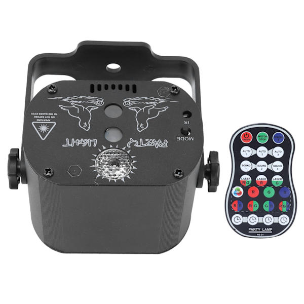 LED-scenljus 15W Mini RGB-lampa med 60 mönster för Bar KTV Club Party Entertainment