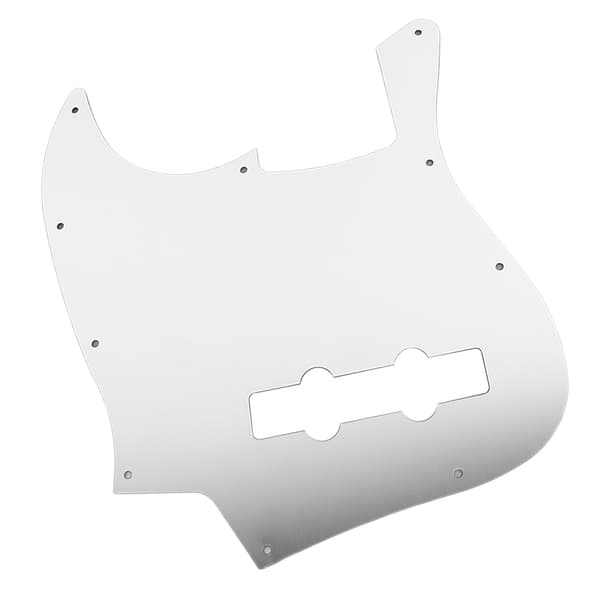 【NX】Elguitar Pickguard Front Pick Guard Jazz Bas Scratch Plate Aluminiumlegering Sølv