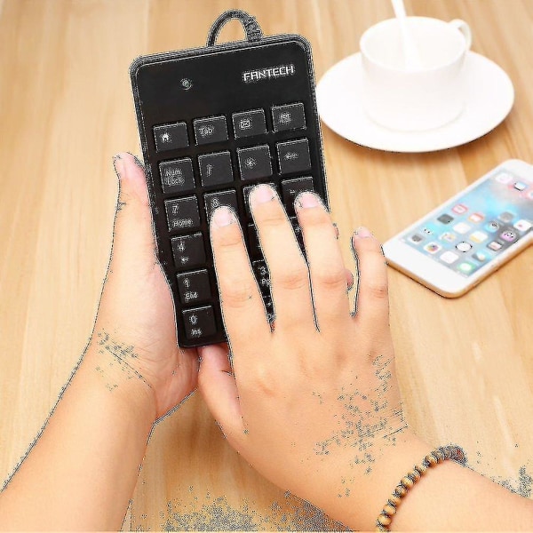 Mini 23-tangenter usb numerisk tangentbord Numerisk tangentbord til bærbar computer