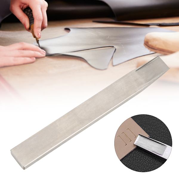 Läder Punch Cutter Legering Stål Läder Hantverk Handvävning Spår Stansverktyg 9,0 mm