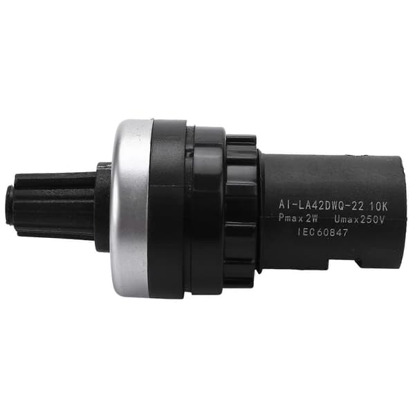 8x 10K potentiometer 22 mm regulator VSD VFD för variabel hastighetsfrekvensomriktare Black