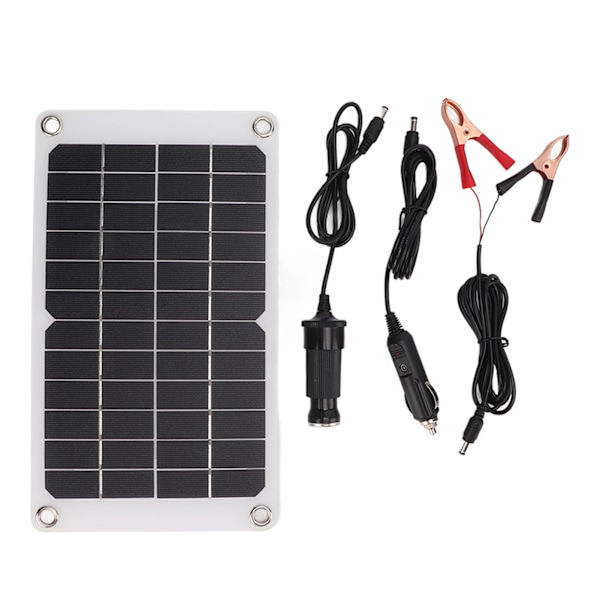 Bærbar Udendørs 7,8W 12V Solpanel Monokrystallinsk Silicium Solbatterilader til 12V Batteri