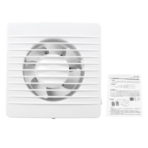 Ventilationsfläkt Badrum Takfläkt Kök Ventilation Väggmontering Kraftfull Tyst 4in 220V