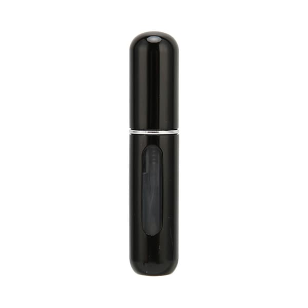 Påfyllningsbar parfym Atomizer Synlig Bärbar Läcksäker Mini Tom Sprayflaska Kompatibel med resor Utgående 5ml Svart