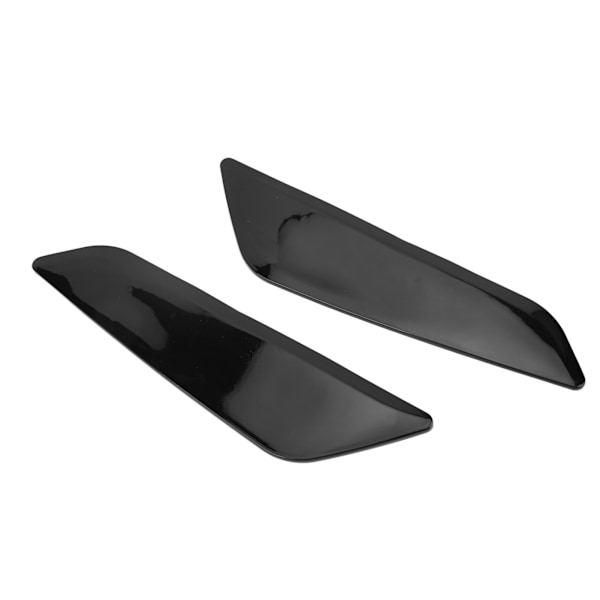 2 stk Sideventildeksel Trim Glans Svart Anti-UV Belegg Erstatning for 5-serie G30 2017‑2021