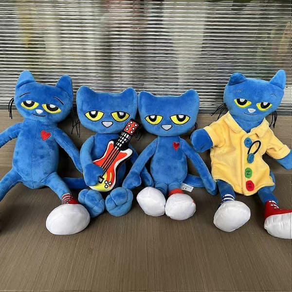 Pete The Cat Plushies Gosedjur Docka Barnpresenter _b A