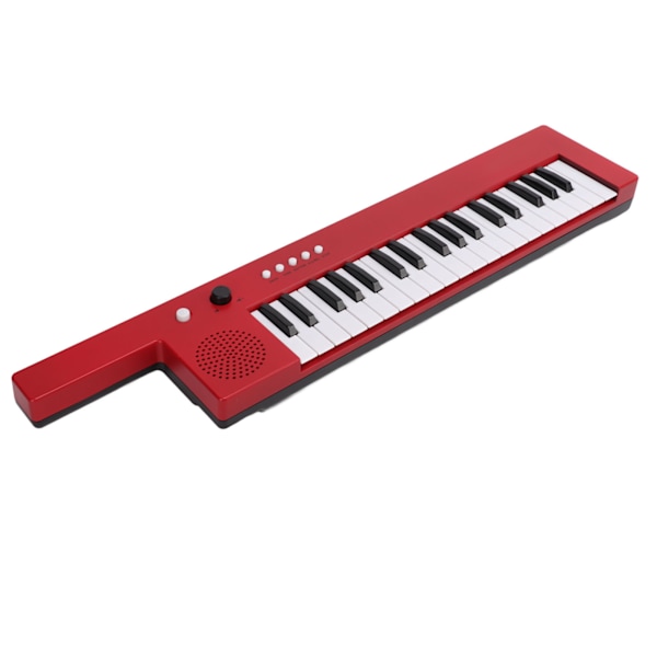 Keyboard med 37 tangenter Piano Bärbar gitarr Elektronisk orgel Mini Keytar Utbildning MusikinstrumentBF-3755 Röd