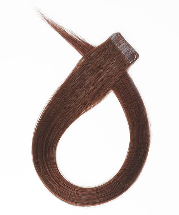 Aito remy-teippipidennys 40cm -punaruskea Väri 3/33