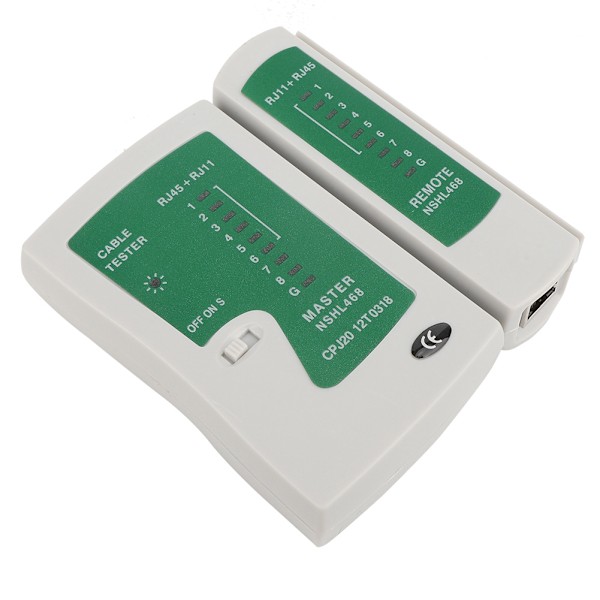 YG468 Multifunksjonell RJ45+RJ11 kabeltester Rask nøyaktig testing Nettverk og telefonledningstestverktøy